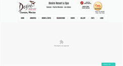 Desktop Screenshot of desirescancun.com